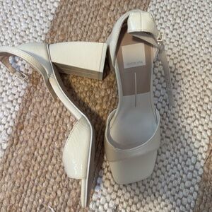 Dolce Vita Ivory Block Heel Sandals